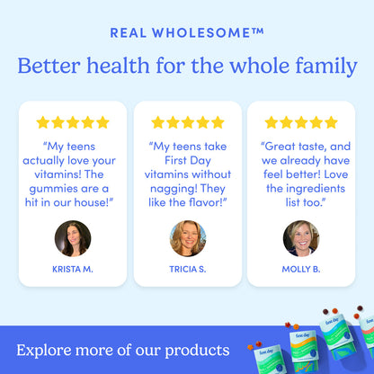 FIRST DAY Vitamins for Teens 60 Count (Pack of 1)