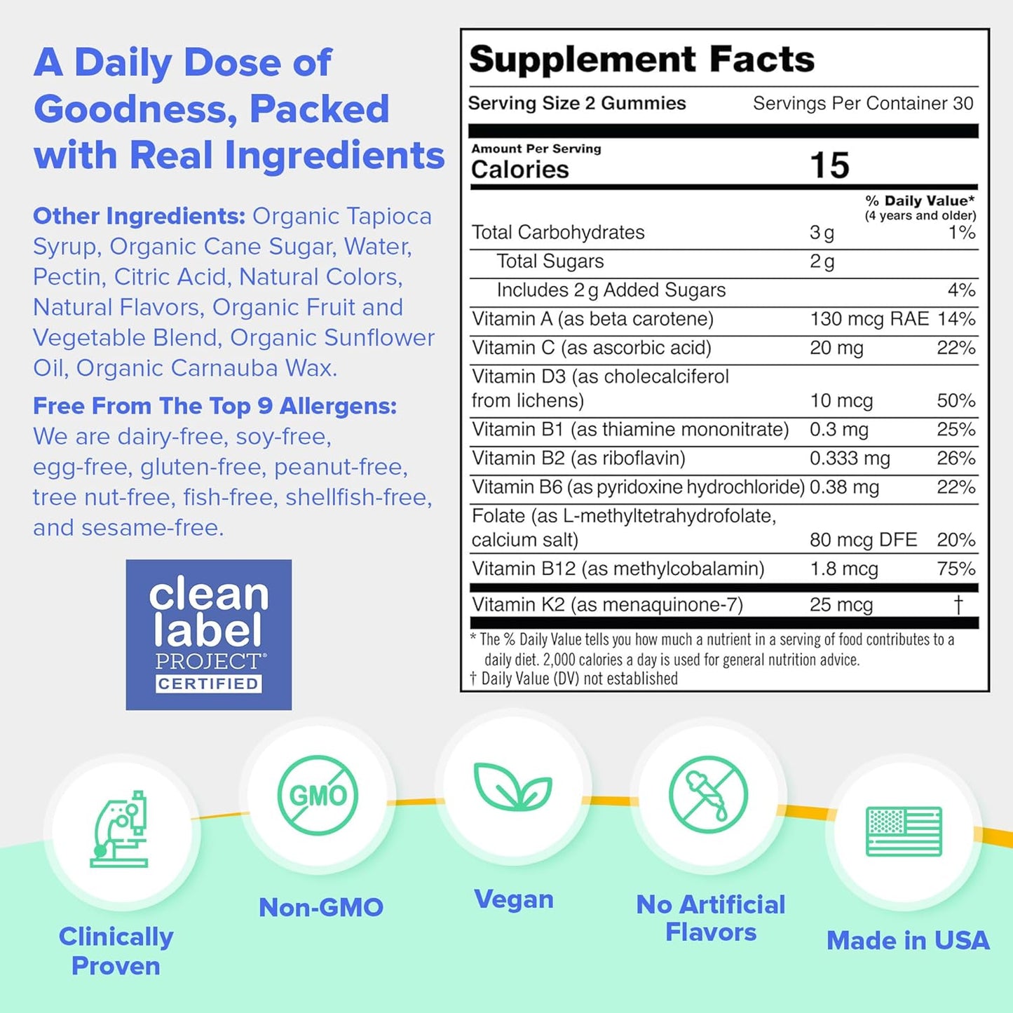 First Day Kids Multivitamin Gummies Age 4+ 60 Count (Pack of 1)