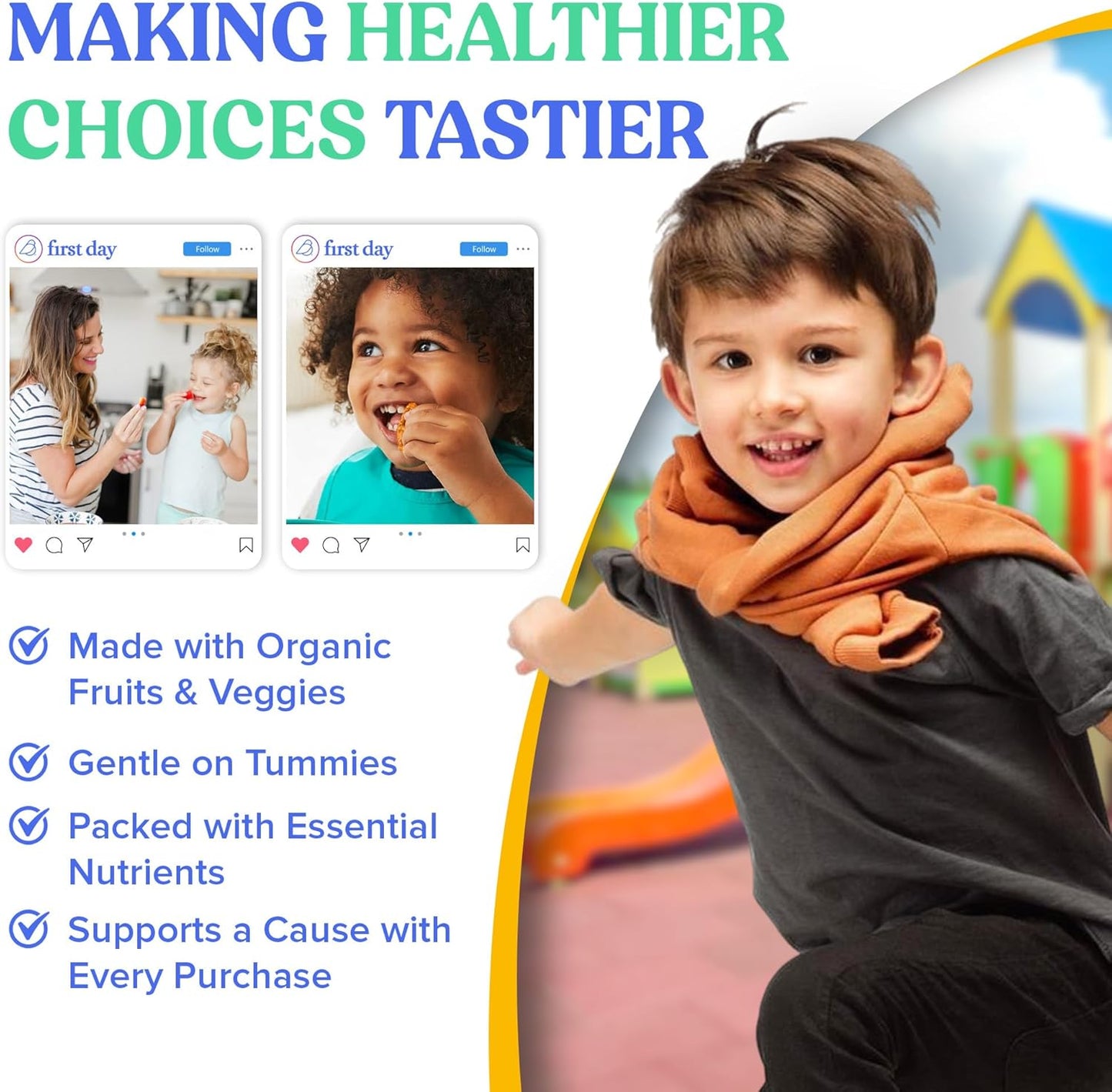 First Day Kids Multivitamin Gummies Age 4+ 60 Count (Pack of 1)